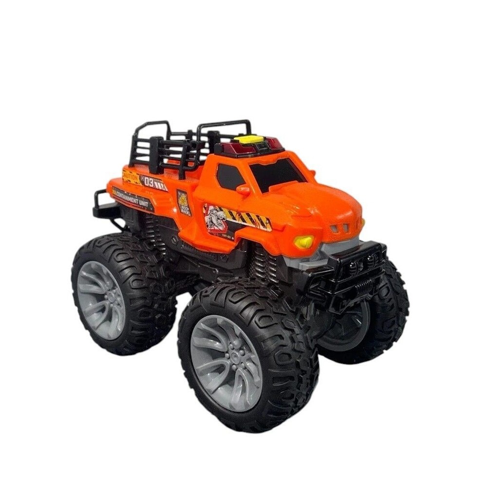Supreme Machines Dino Monster Truck - Lights & Sounds, Friction Powered Dino